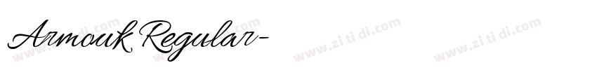 Armouk Regular字体转换